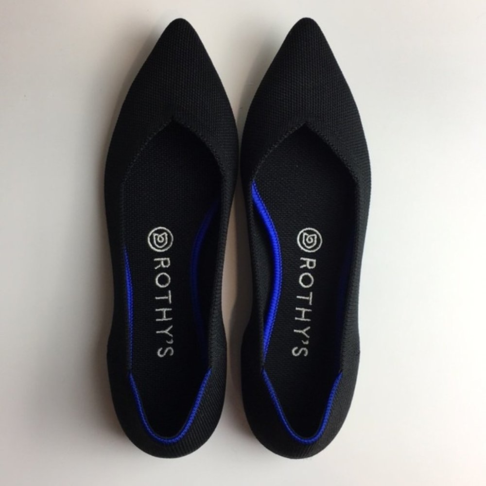 Rothy's black flats The Point 6